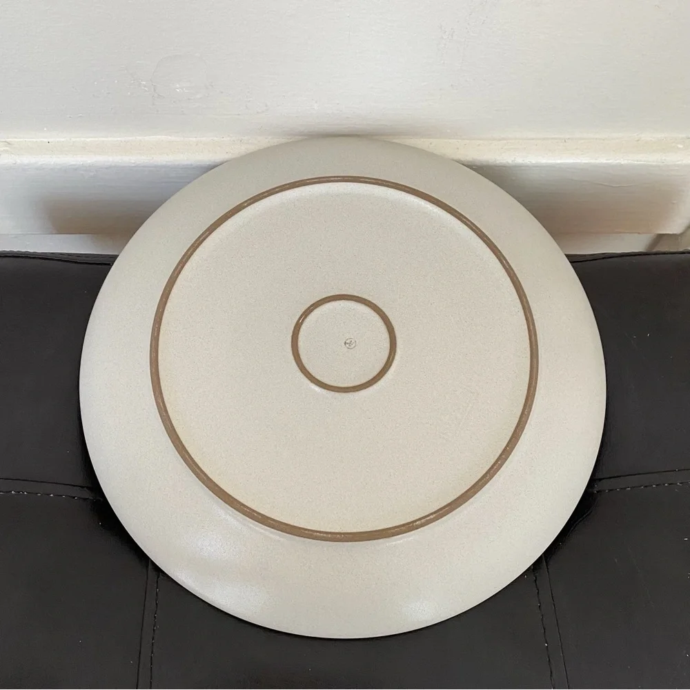 $58 Brand New Heath Ceramics Sand Color Coupe Dinner Plate 11'' Diameter